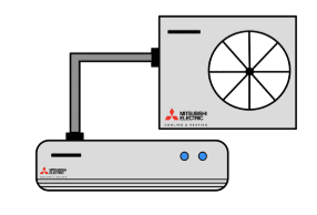 Ductless Heating And Cooling System Image